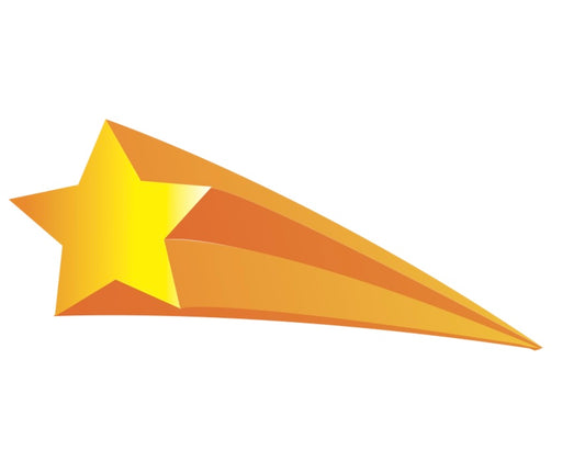 Gold Shooting Star